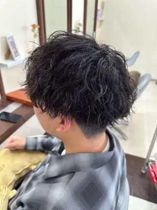 ショート カラー パーマ メンズ 成田No.1 メンズヘア/清和武虎のヘアスタイル