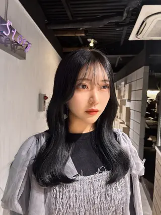 セミロング MEI🎀レイヤー 🎀韓国styleのヘアスタイル