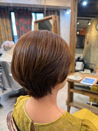 ショート カラー ヘアアレンジ 🍀Ryosuke 🍀のヘアスタイル