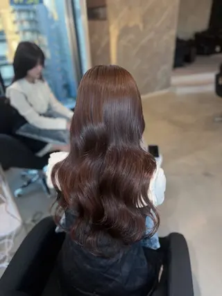 ロング カラー caho/大阪梅田 韓国ヘア♡のヘアスタイル