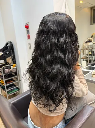 ロング 【表参道】似合わせ パーマ/神野 楓のヘアスタイル