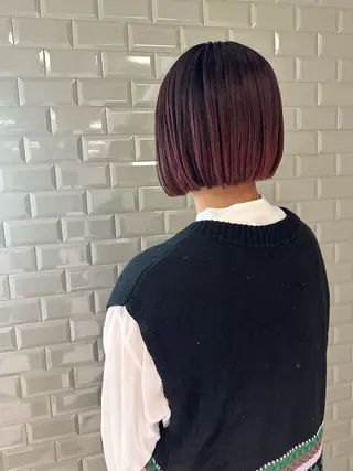 ショート カラー youka/艶髪/ ボブのヘアスタイル