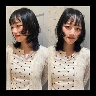 ミディアム カラー mai / linoah˚✧のヘアスタイル