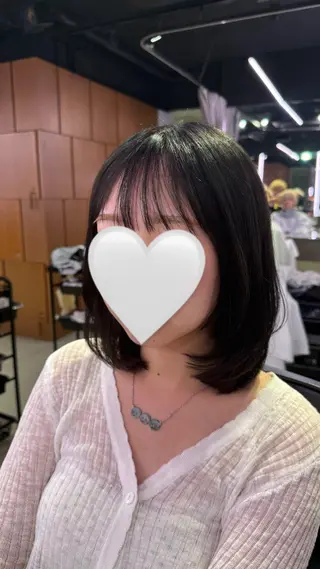 ミディアム シカダ ココア🦌のヘアスタイル