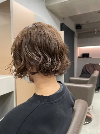 ショート パーマ 吉田一輝 外国人パーマのヘアスタイル