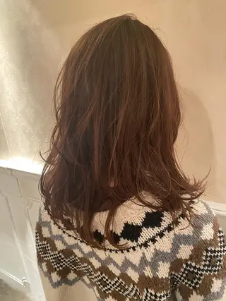 セミロング 髪質改善/美髪矯正 林田和真のヘアスタイル