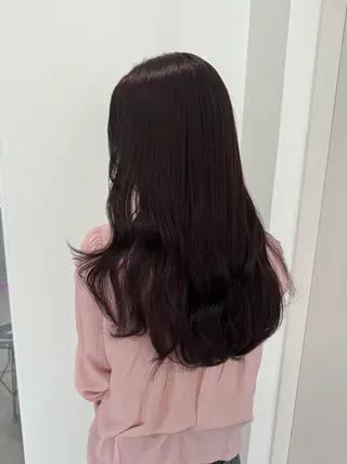 ロング カラー ヘアアレンジ ♥️暖色支持多数 ♥️銀座 mioのヘアスタイル