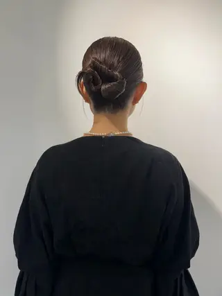 ミディアム カラー ヘアアレンジ mina 🌷のヘアスタイル