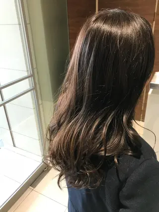 セミロング カラー 中塚 義人のヘアスタイル