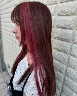 ロング カラー 大塚 しおりのヘアスタイル