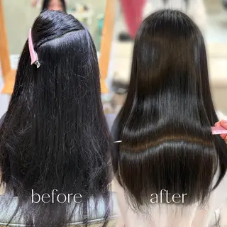 ロング 横浜 縮毛矯正特化⟡ /髪質改善/さくらのヘアスタイル