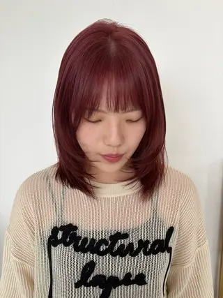 ミディアム coto かつみひろこのヘアスタイル