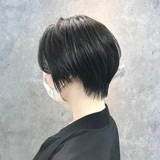 ショート 所渉/韓国レイヤー /ウルフカットのヘアスタイル