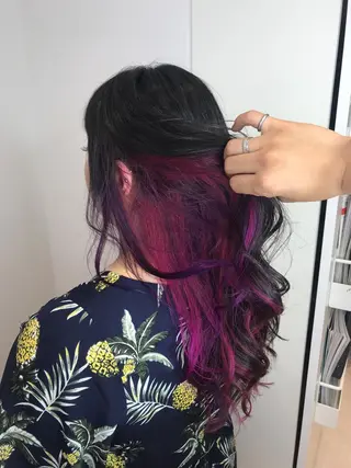ロング カラー インナーエクステ渋谷 🦋KAJIのヘアスタイル