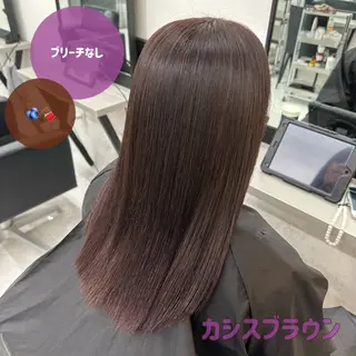 カラー 🍊暖色/ボブ chihiro🌼ོのヘアスタイル