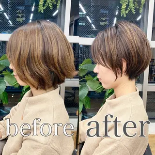ショート SNS撮影用 髪質改善モデル募集のヘアスタイル