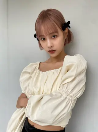 ミディアム カラー 🌼透明感ヘア🌼 arisaのヘアスタイル