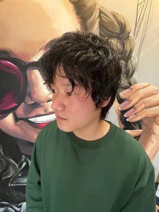 ショート カラー パーマ ヘアアレンジ メンズ キッズ ネイル マツエク・マツパ アイブロウ 久木原 ゆりのヘアスタイル