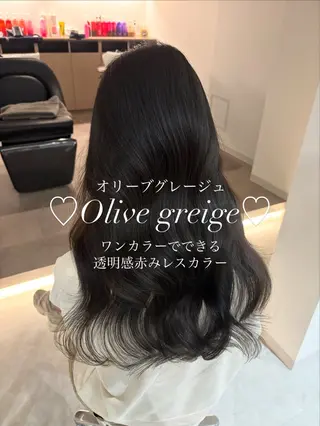 セミロング カラー レイヤーカット🎀× 韓国風🇰🇷正源のヘアスタイル