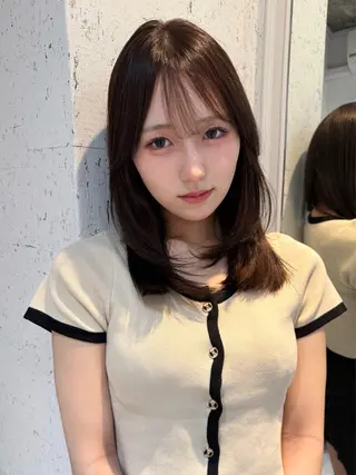 ロング カラー パーマ mai / linoah˚✧のヘアスタイル