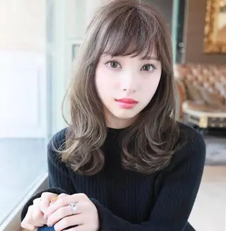 ロング 不動令 認定カラーリストのヘアスタイル