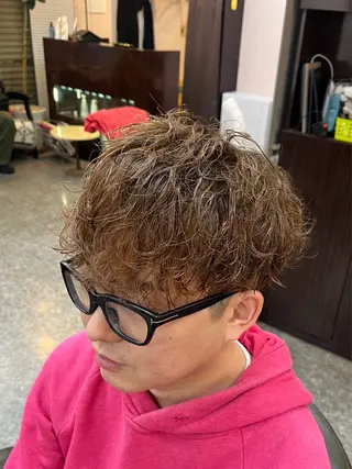 ミディアム パーマ 🌈予約の98%パ ーマ⭕️🌈福本のヘアスタイル