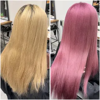 セミロング カラー MAKO ❤️🔥NEXTのヘアスタイル
