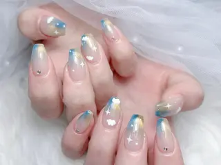 ネイル MoMoA Nail ネイル長さ出し専門店のネイルデザイン