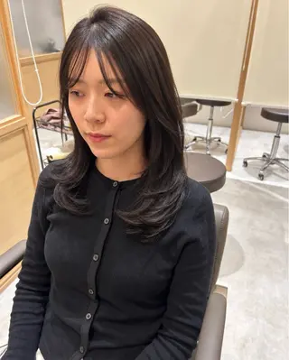 ロング 久木原 ゆりのヘアスタイル