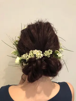 ヘアアレンジ 似合わせ×レイヤー× 髪質改善×t.yのヘアスタイル