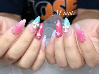 ネイル M 🌷Nail 長さだし専門店のネイルデザイン