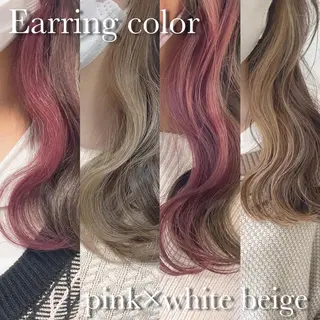 ミディアム カラー 透明感カラー/ レイヤー　YUKAのヘアスタイル
