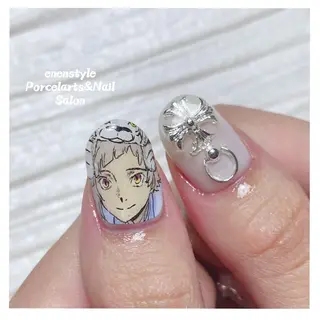 ミディアム ネイル 🐾enen style 🐾のネイルデザイン