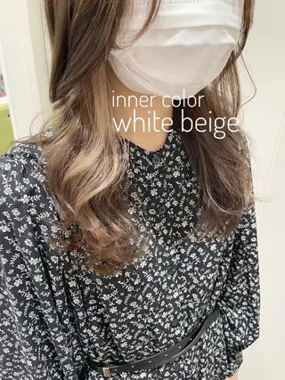 ロング カラー 大平 美沙のヘアスタイル