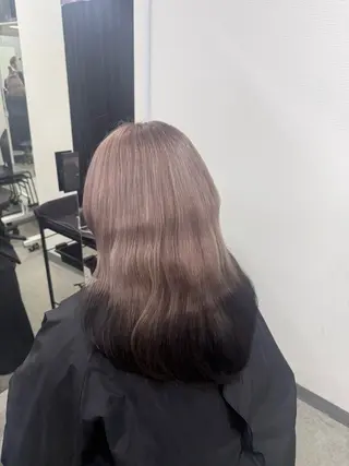 ロング ブリーチありなし× 淡色🎀𝑼𝑻𝑨のヘアスタイル