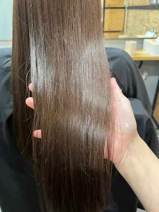 ロング カラー パーマ ヘアアレンジ メンズ キッズ ネイル マツエク・マツパ アイブロウ 久木原 ゆりのヘアスタイル