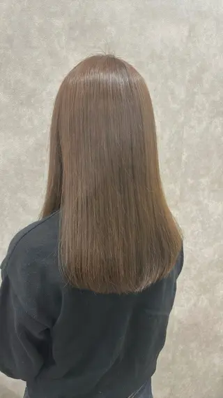 セミロング カラー 透明感カラー/ ブリーチ無し/RYOのヘアスタイル
