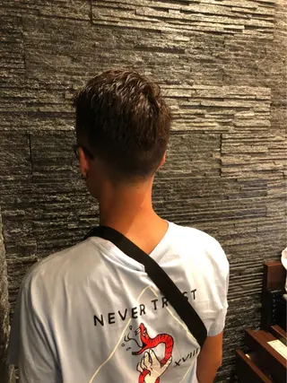 ショート メンズ 木村 りきのヘアスタイル