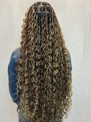 ロング ヘアアレンジ 水野 明羽のヘアスタイル