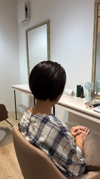 ショート カラー soelいずみ野🌱 高橋のヘアスタイル
