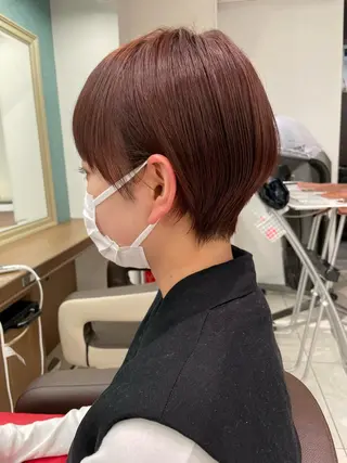 ショート カラー 店長福島成美/髪質 改善縮毛矯正/カラーのヘアスタイル