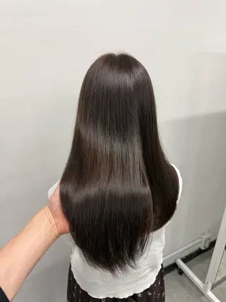 ロング カラー 🧸モテブラウン/ ベージュ🥯カホ🍯のヘアスタイル