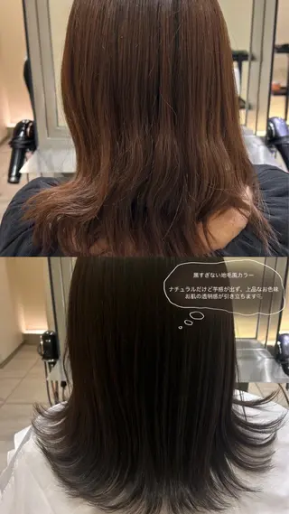 ミディアム 位田 結実のヘアスタイル
