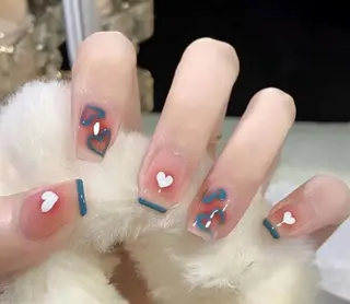ネイル H3 Nail Tsuki🦋💙のネイルデザイン