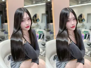 ロング ヘアアレンジ 大宮縮毛矯正🩵 レイヤー 佐藤和のヘアスタイル