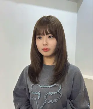 セミロング カラー fleurdelis ☪️senaのヘアスタイル