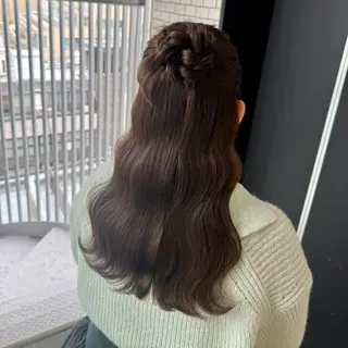ロング ヘアアレンジ 褒められヘアメイク /‎ボブ女子🐶みおのヘアスタイル