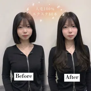 ロング カラー 髪質改善×矯正🫧 韓国ヘアasamiのヘアスタイル
