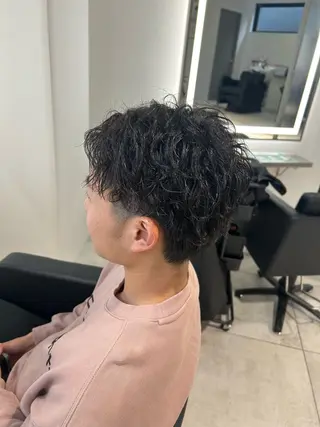 パーマ メンズ mayu なかもずのヘアスタイル