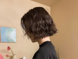 ショート ニュアンスパーマ 🫧山﨑 真歩🫧のヘアスタイル
